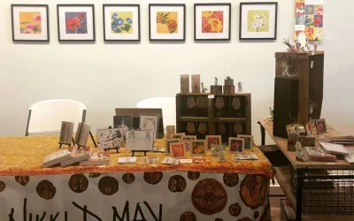 Four more hours of selling art and drinking boozy coffee! Come on down!