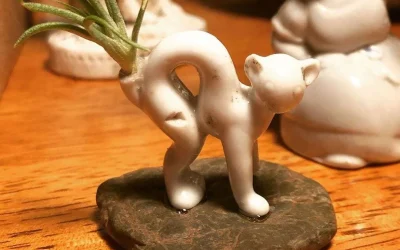 Getting some weird little dudes ready for the Bizarre Art Bazaar